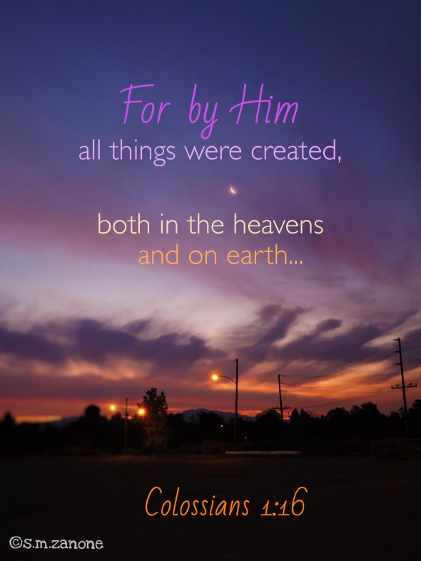 Through Him, for Him